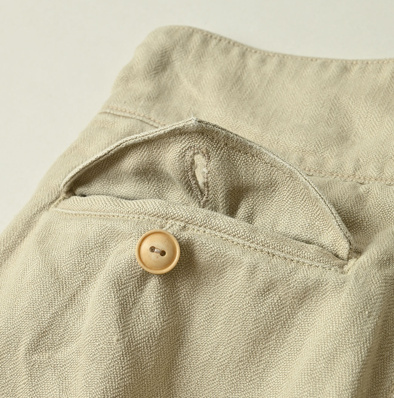 Linen Herringbone 908 Joppan Detail