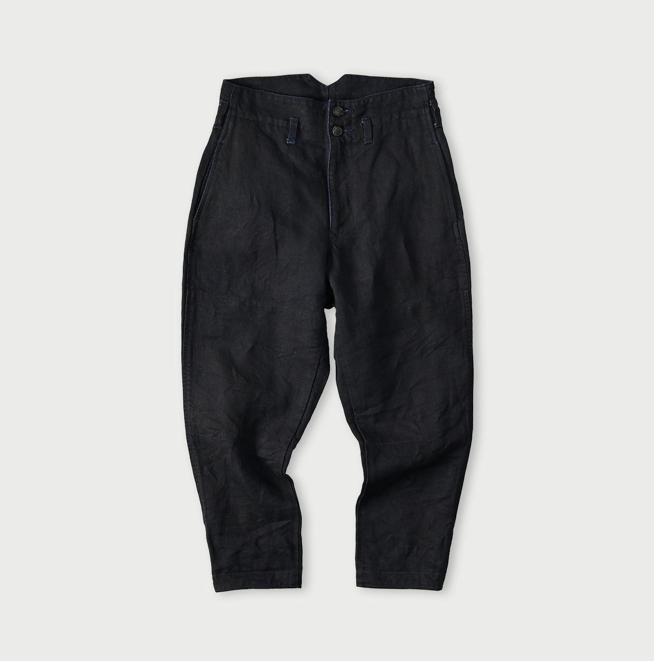 Indigo Linen Herringbone 908 Joppan