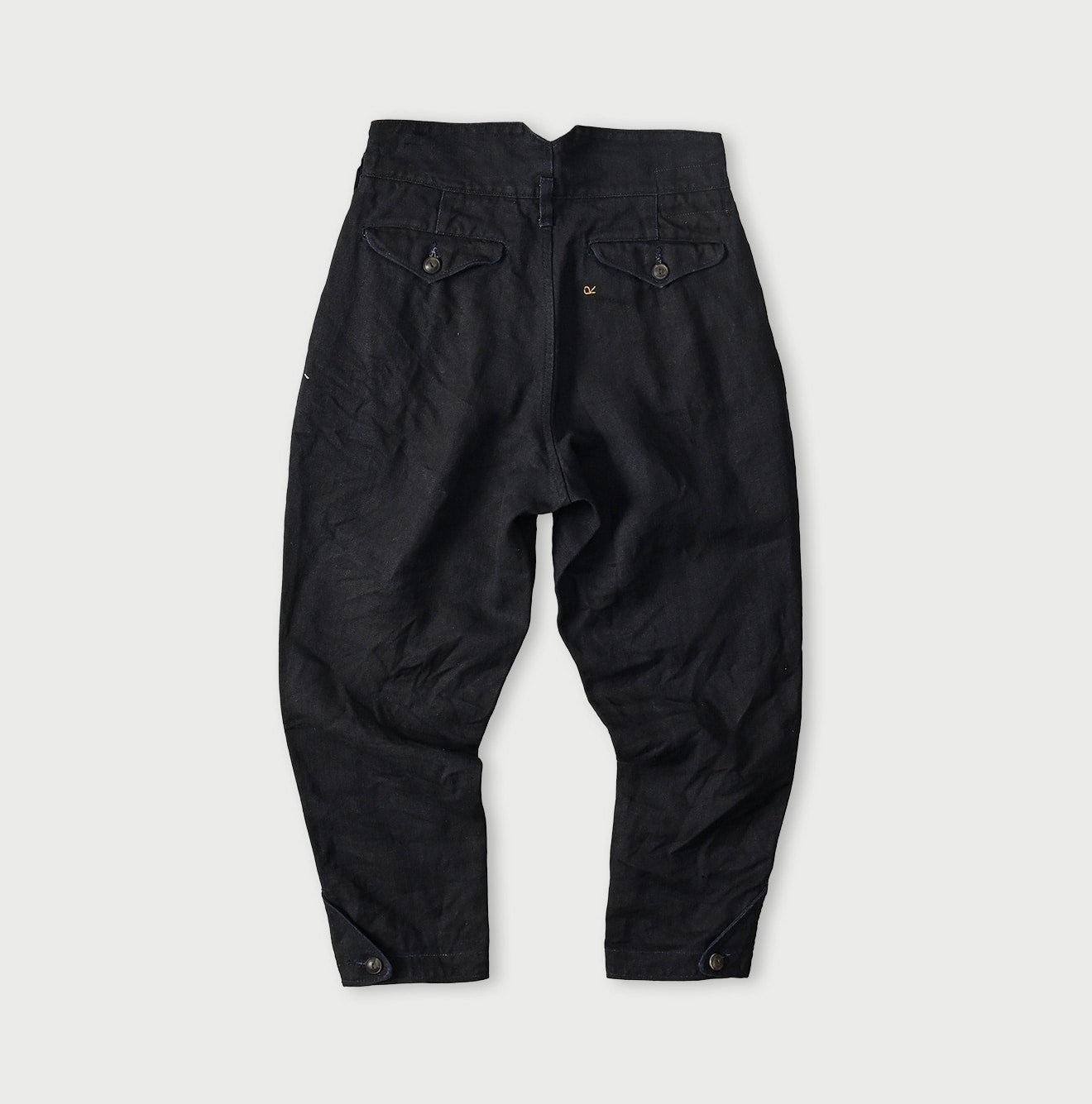 Indigo Linen Herringbone 908 Joppan Back