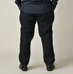 Indigo Linen Herringbone 908 Joppan Male Model