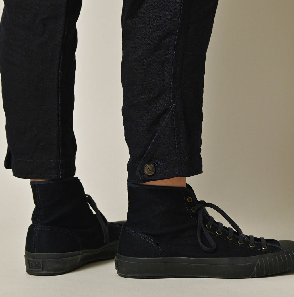 Indigo Linen Herringbone 908 Joppan