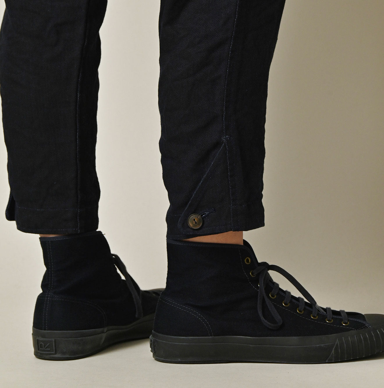 Indigo Linen Herringbone 908 Joppan