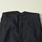 Indigo Linen Herringbone 908 Joppan Detail