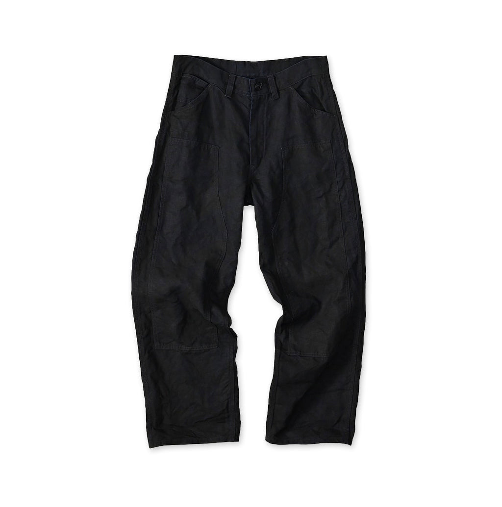 Indigo Linen Herringbone 908 Painter Pants