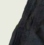 Indigo Linen Herringbone 908 Painter Pants Detail