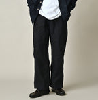 Indigo Linen Herringbone 908 Painter Pants Male Model