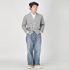 Top 77 Knitsew 908 Lettered Cardigan Male Model