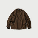 Gima Knitsew Uma Pull Brown Moku