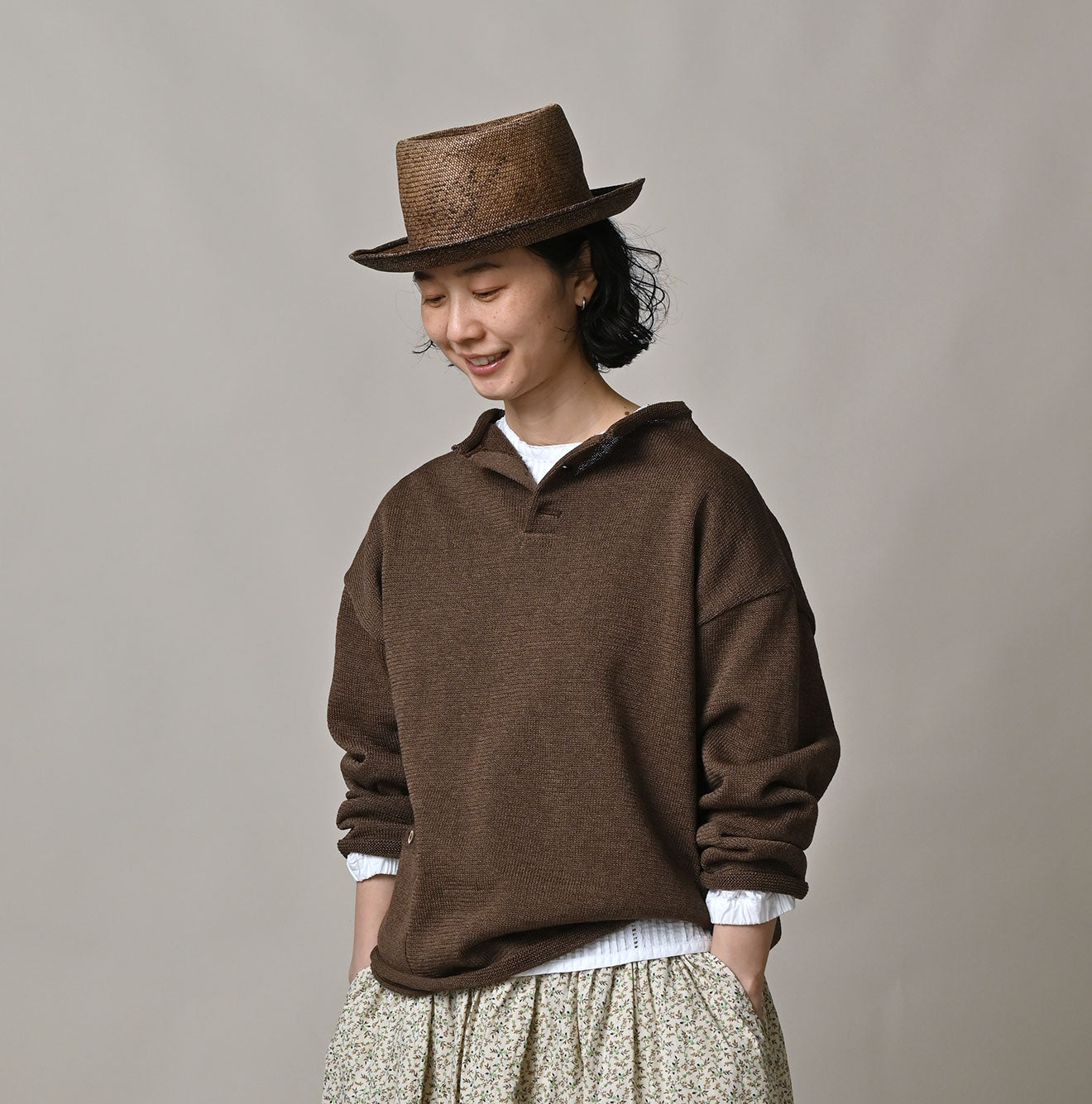 Gima Knitsew Uma Pull Female Model