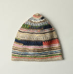 Linen Rug Knitted Cap Detail
