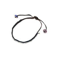 Antique Beads Leather Choker