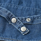 Rye Mugi Denim 908 Work Vest Distressed Detail