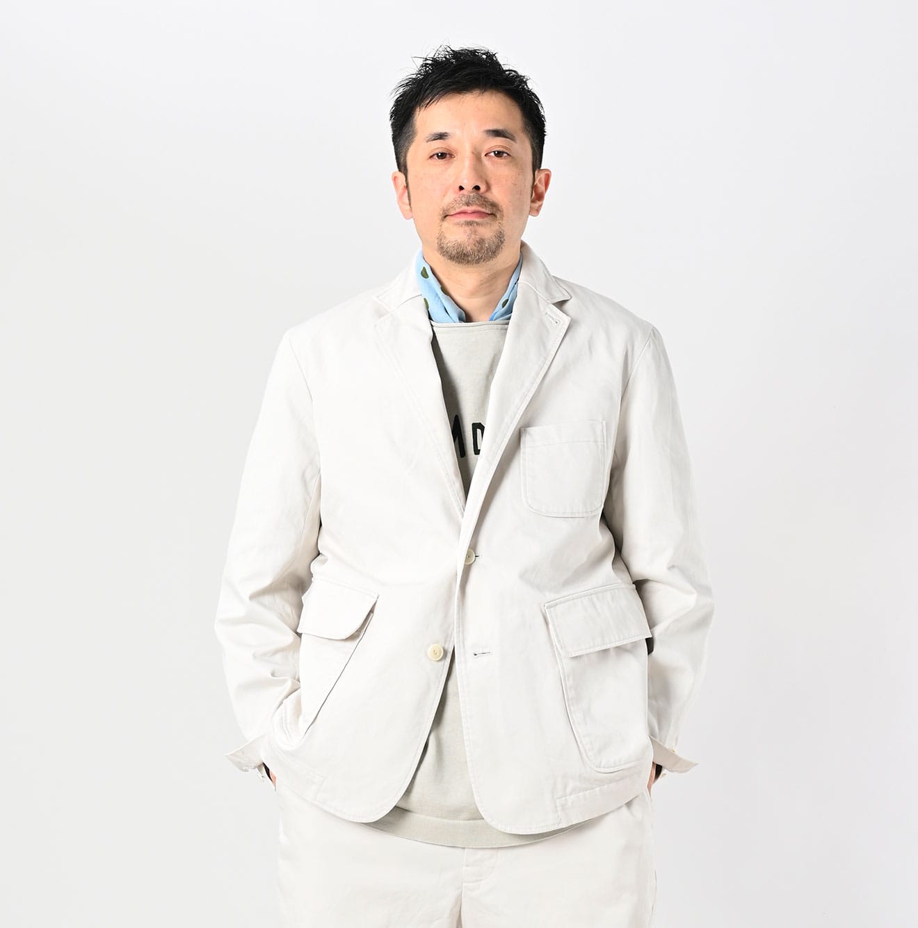 Chino 908 Miyuki Jacket Male Model