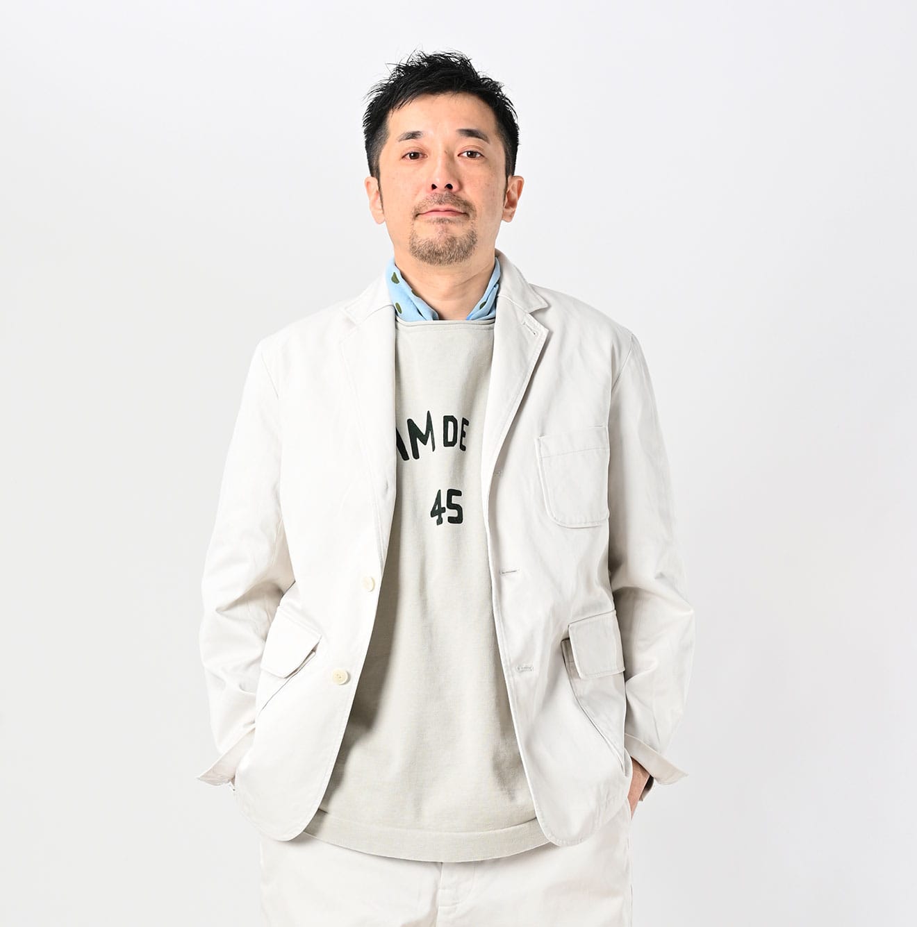 Chino 908 Miyuki Jacket Male Model