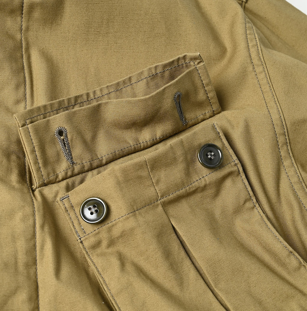 Thin Back Satin 908 Fatigue Jacket Detail