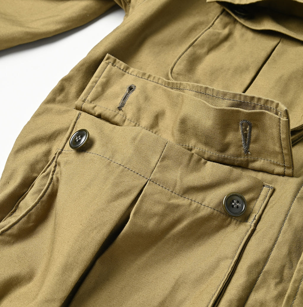 Thin Back Satin 908 Fatigue Jacket Detail