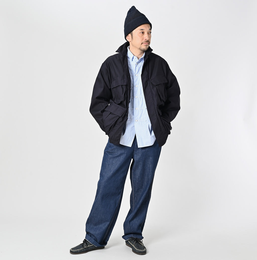 Thin Back Satin 908 Fatigue Jacket Male Model
