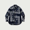 Indigo Indian Khadi Bandana Paisley Sarasa Print 908 Loafer Shirt