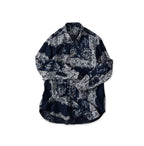 Indigo Indian Khadi Bandana Paisley Sarasa Print 908 Loafer Shirt