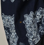 Indigo Indian Khadi Bandana Paisley Sarasa Print 908 Loafer Shirt Detail