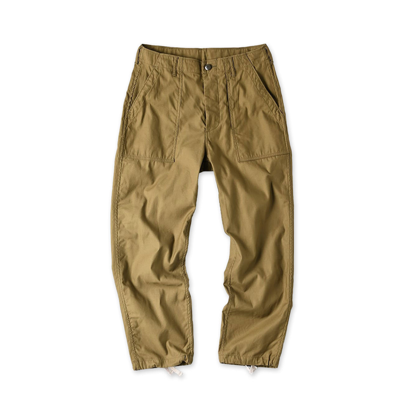 Thin Back Satin 908 Baker Pants Khaki