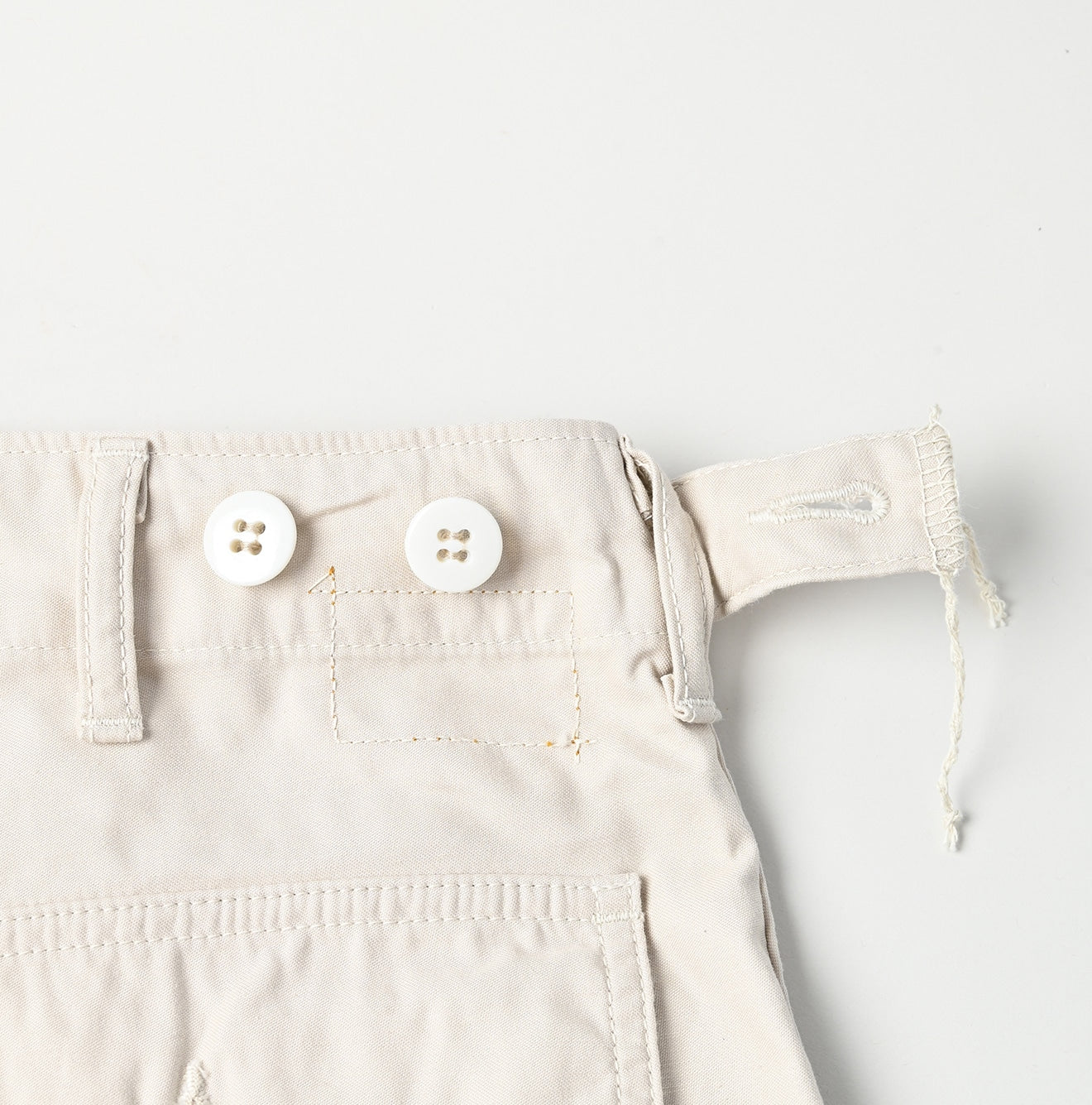 Thin Back Satin 908 Baker Pants Detail