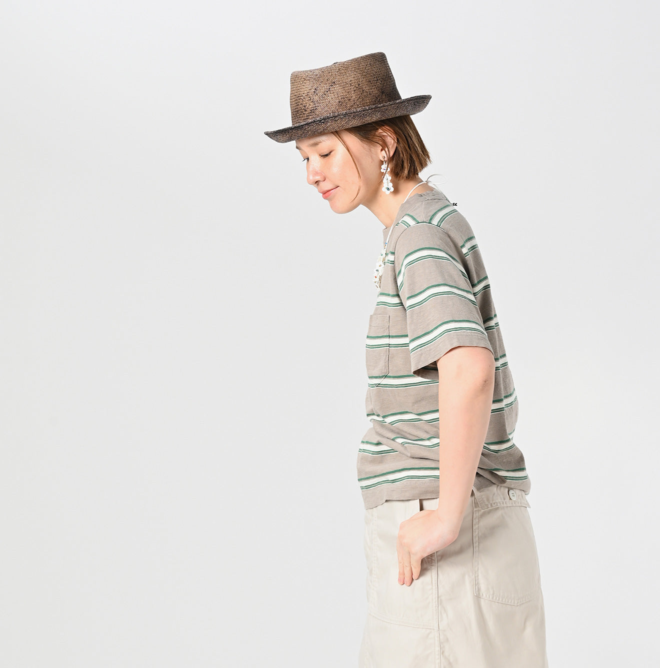 Border Tenjiku 908 45 Star T-shirt Female Model