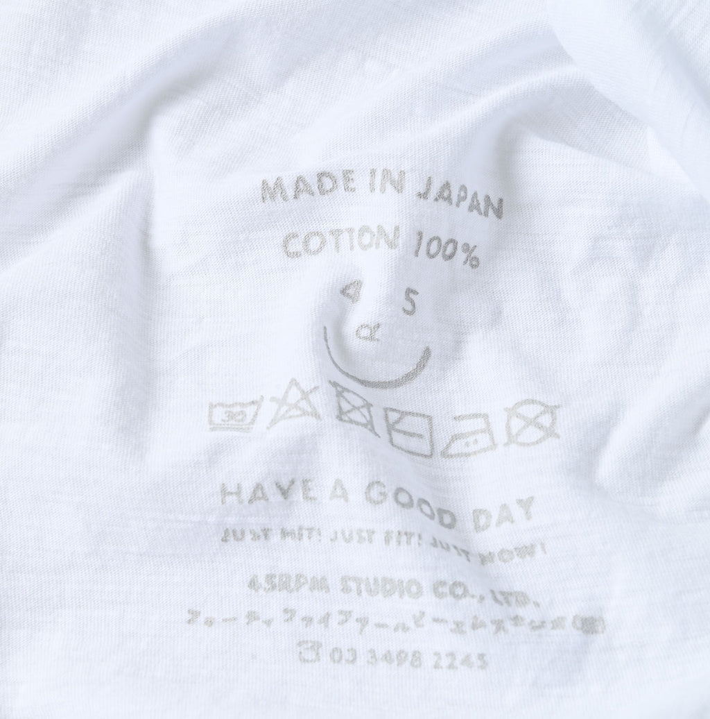 Supima Tenjiku 908 Grandpa Pull Shirt Detail