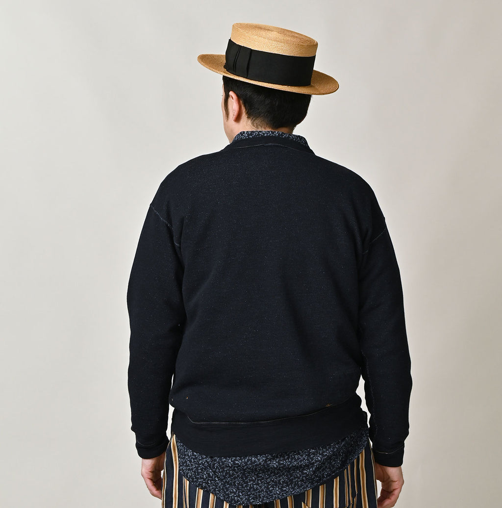 Indigo Gauze Urake 908 Sweat Male Model