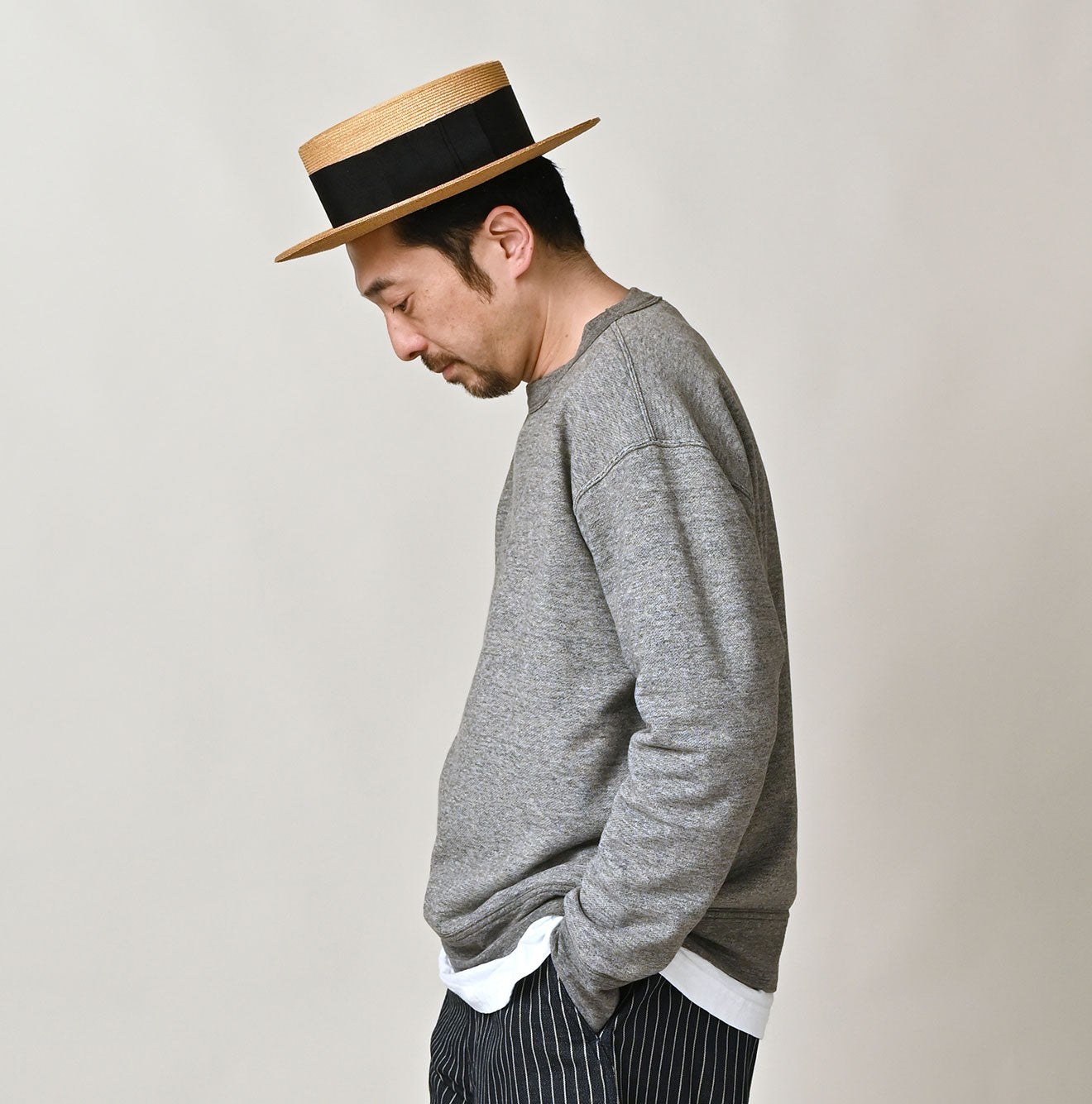 Top Gauze Urake 908 Sweat Male Model