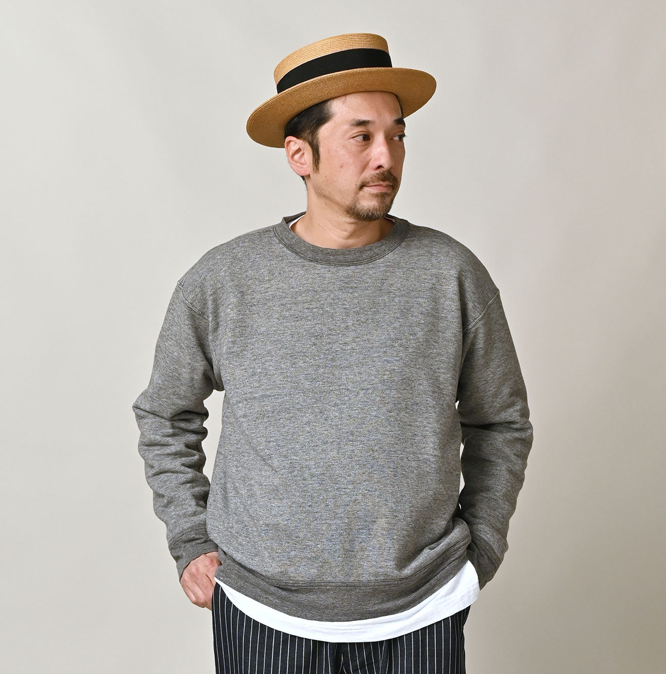 Top Gauze Urake 908 Sweat Male Model