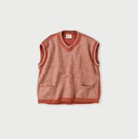 Linen Herringbone 908 Vest
