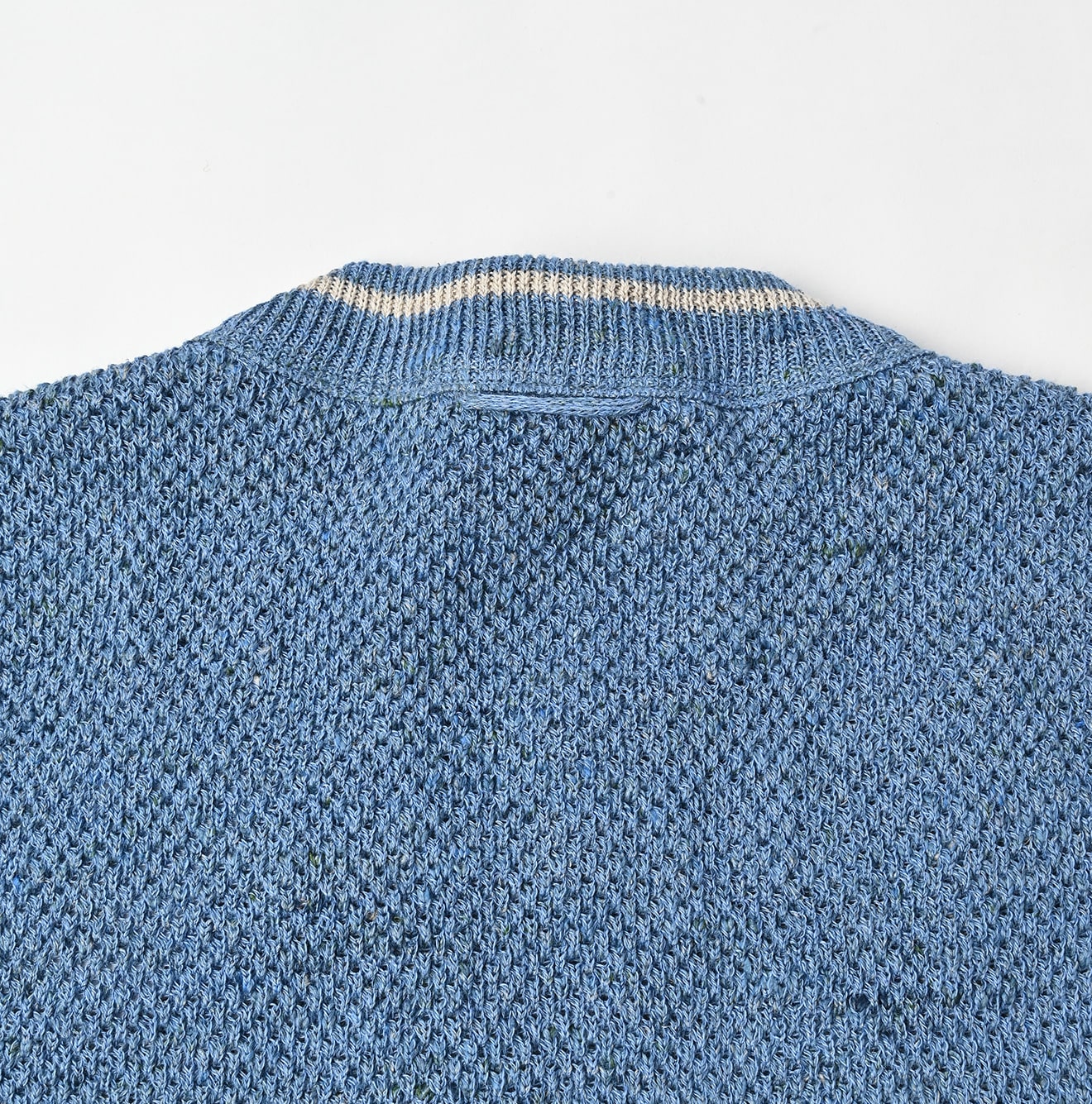 Linen Herringbone 908 Vest Detail