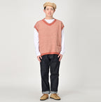 Linen Herringbone 908 Vest
