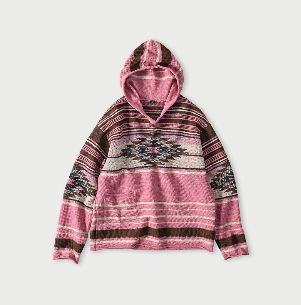 Native Gima Jacquard 908 Uma Hoodie Pink Base