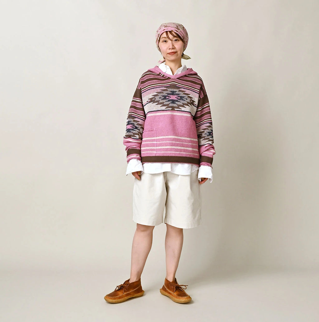 Native Gima Jacquard 908 Uma Hoodie Female Model