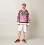 Native Gima Jacquard 908 Uma Hoodie Female Model