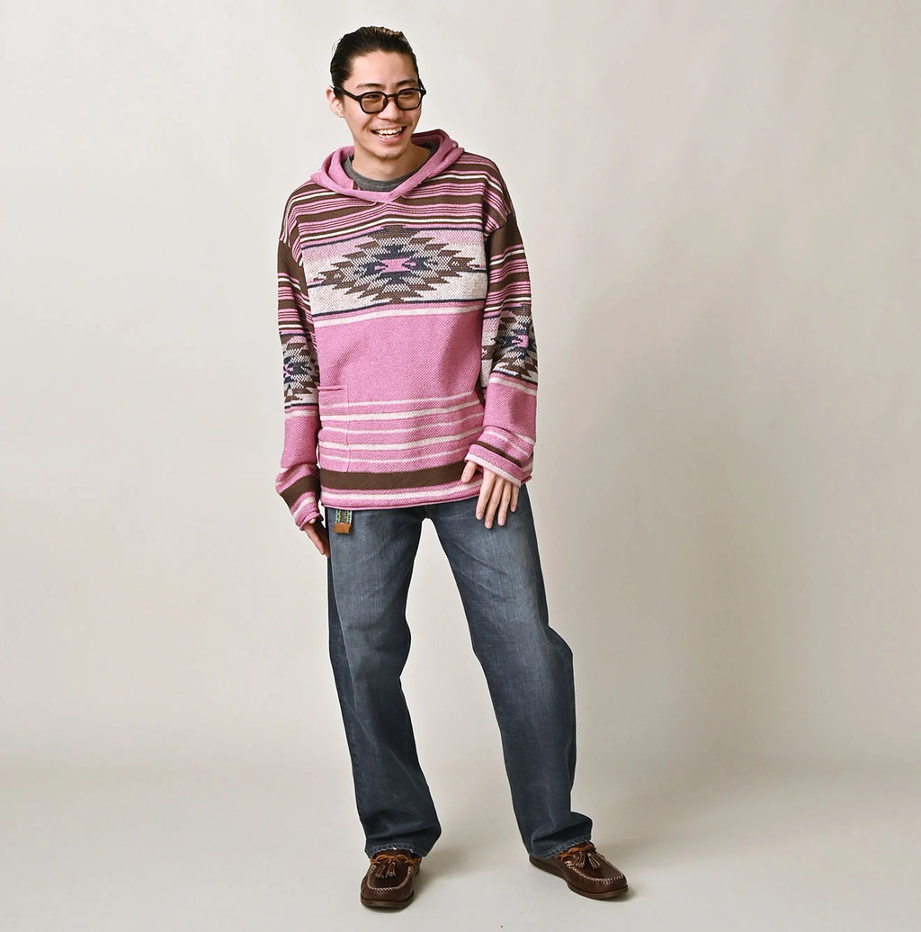 Native Gima Jacquard 908 Uma Hoodie Male Model