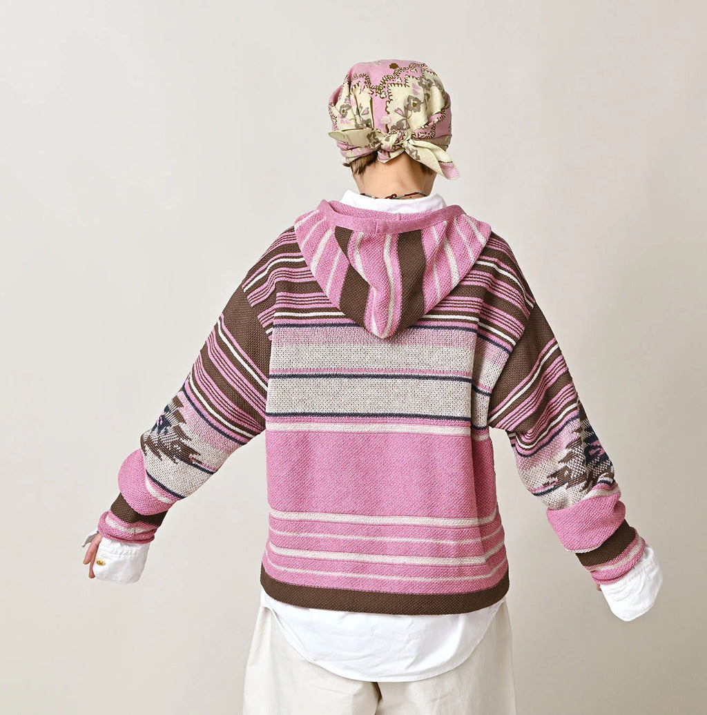 Native Gima Jacquard 908 Uma Hoodie Female Model