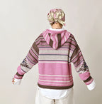 Native Gima Jacquard 908 Uma Hoodie Female Model