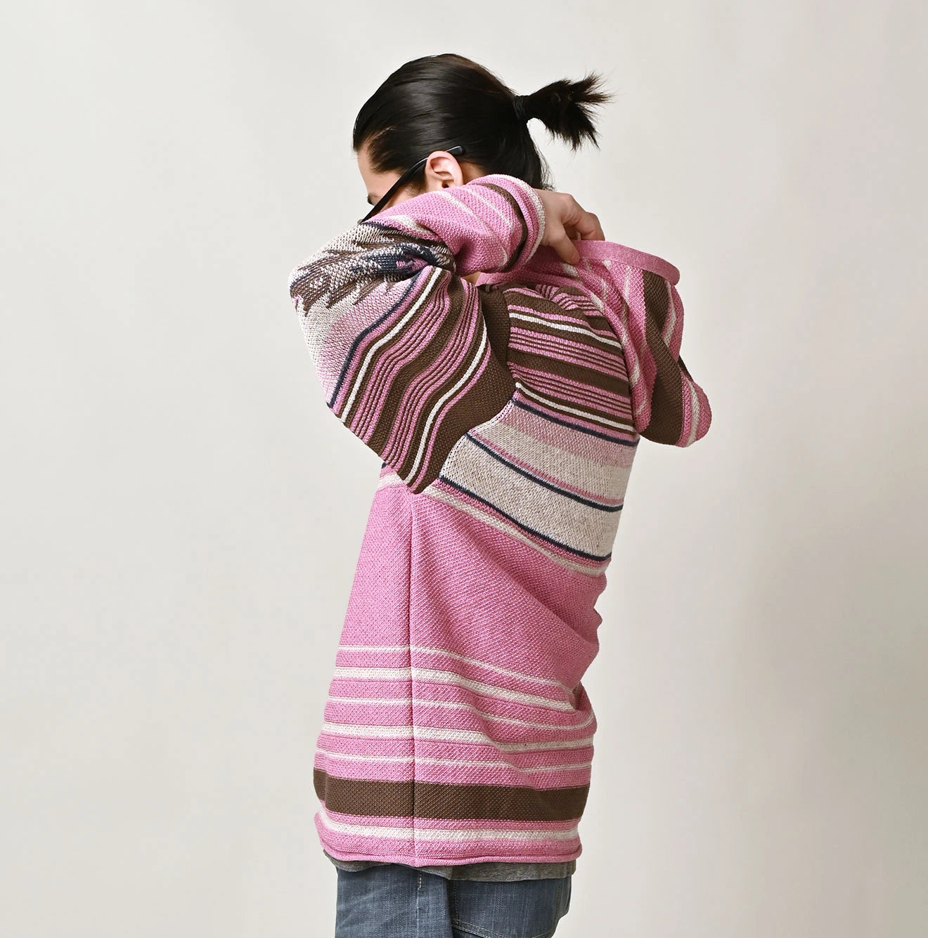 Native Gima Jacquard 908 Uma Hoodie Male Model