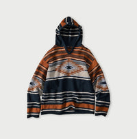 Indigo Native Gima Jacquard 908 Uma Hoodie