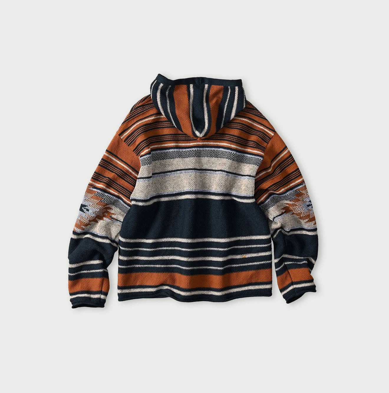 Indigo Native Gima Jacquard 908 Uma Hoodie Back