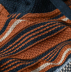 Indigo Native Gima Jacquard 908 Uma Hoodie Detail