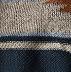 Indigo Native Gima Jacquard 908 Uma Hoodie Detail