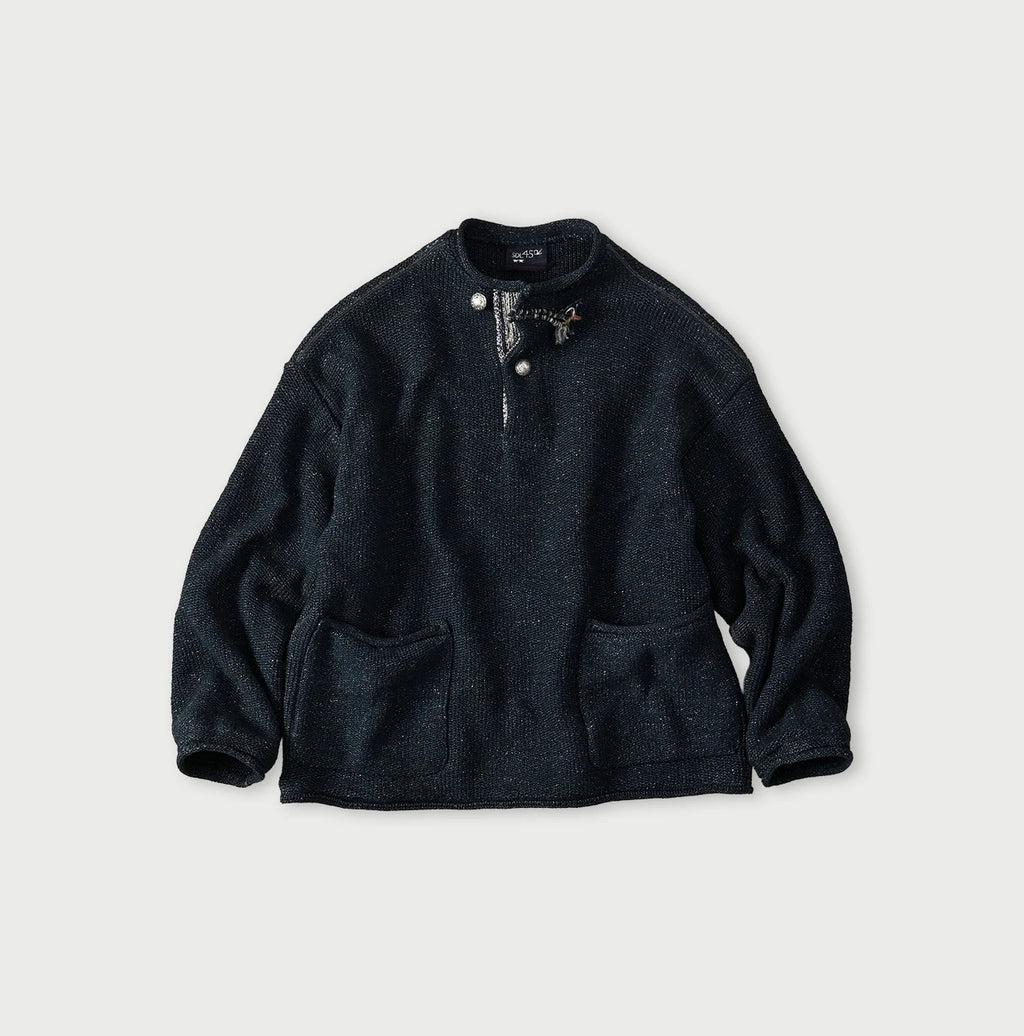 Indigo Base Knitsew Uma Sweater Kageiro Nando