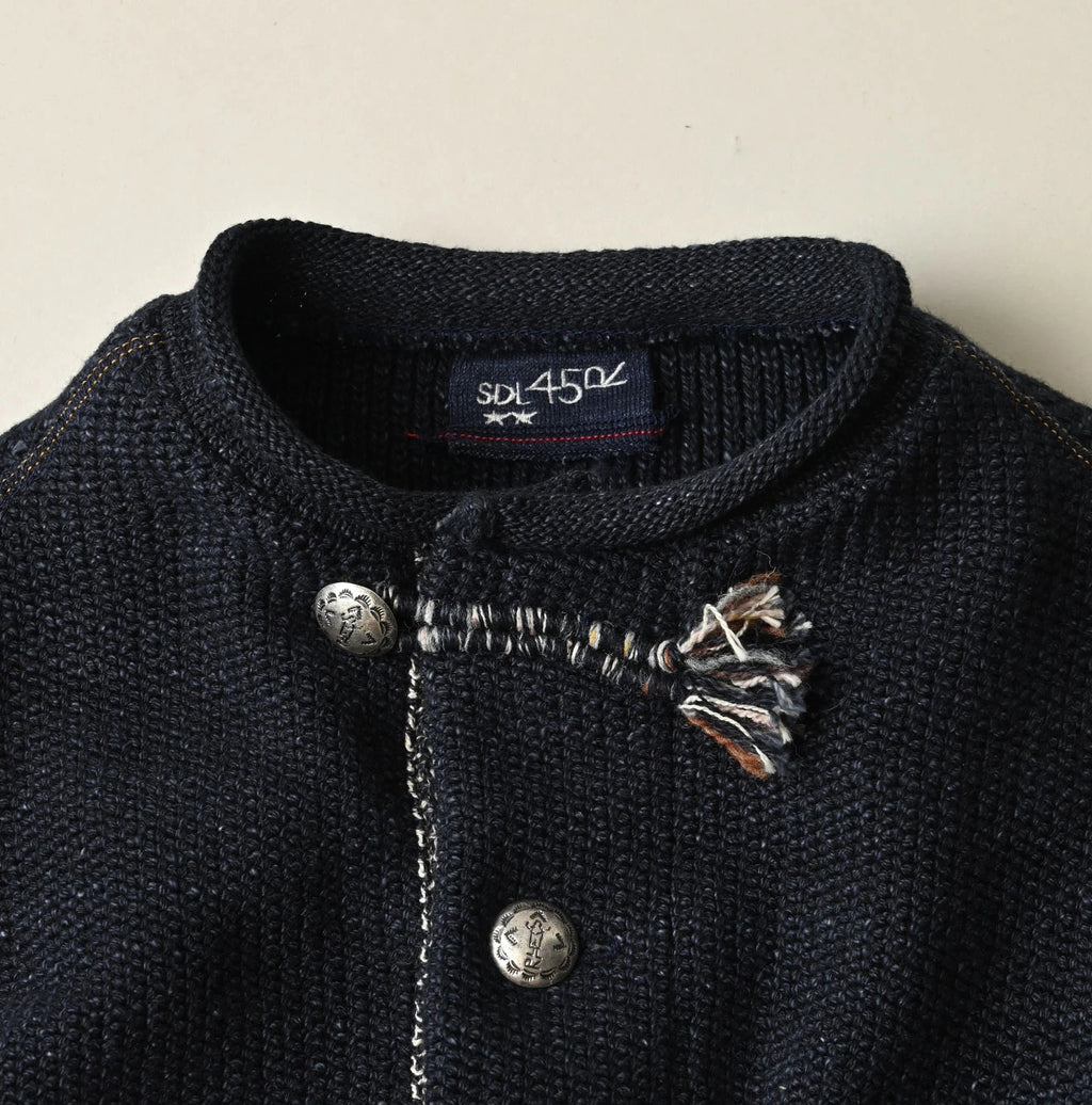 Indigo Base Knitsew Uma Sweater Detail
