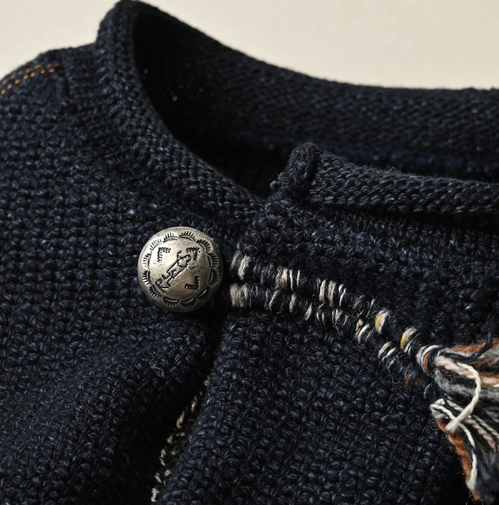 Indigo Base Knitsew Uma Sweater Detail
