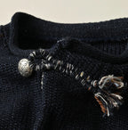 Indigo Base Knitsew Uma Sweater Detail