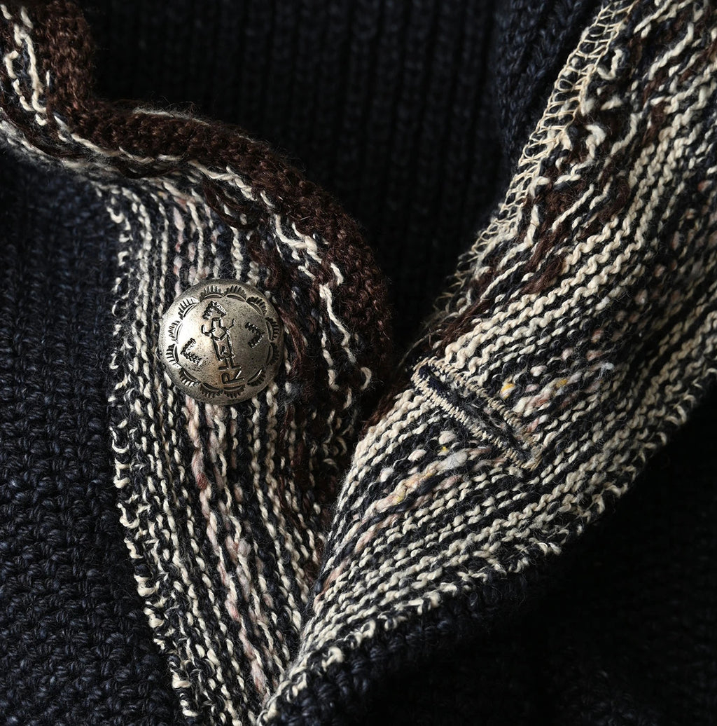 Indigo Base Knitsew Uma Sweater Detail
